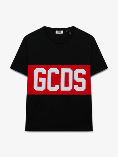 T-shirt band logo GCDS