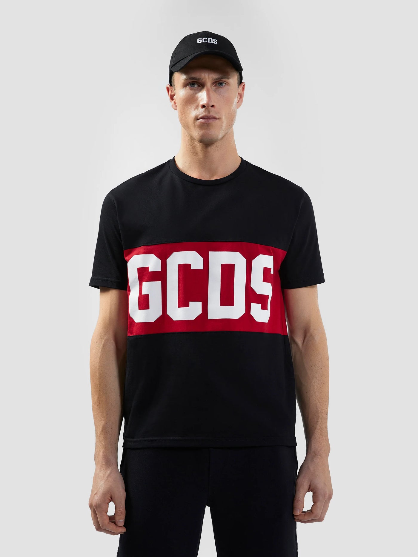 T-shirt band logo GCDS