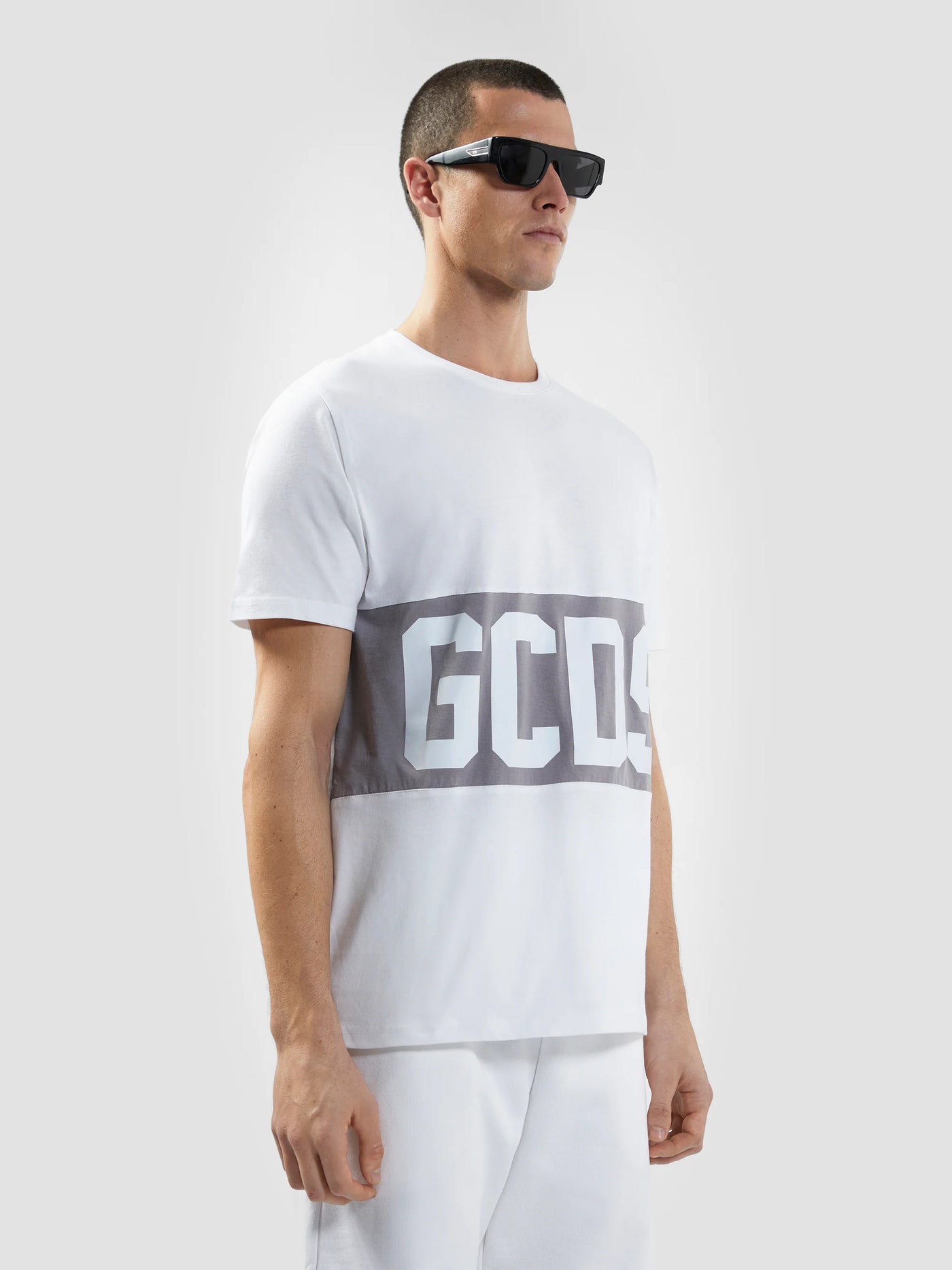 T-shirt band logo GCDS