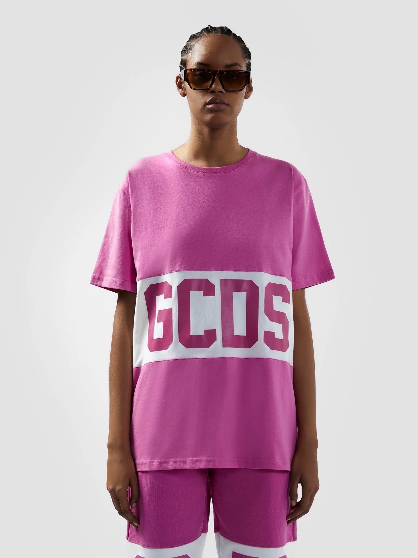 T-shirt band logo GCDS