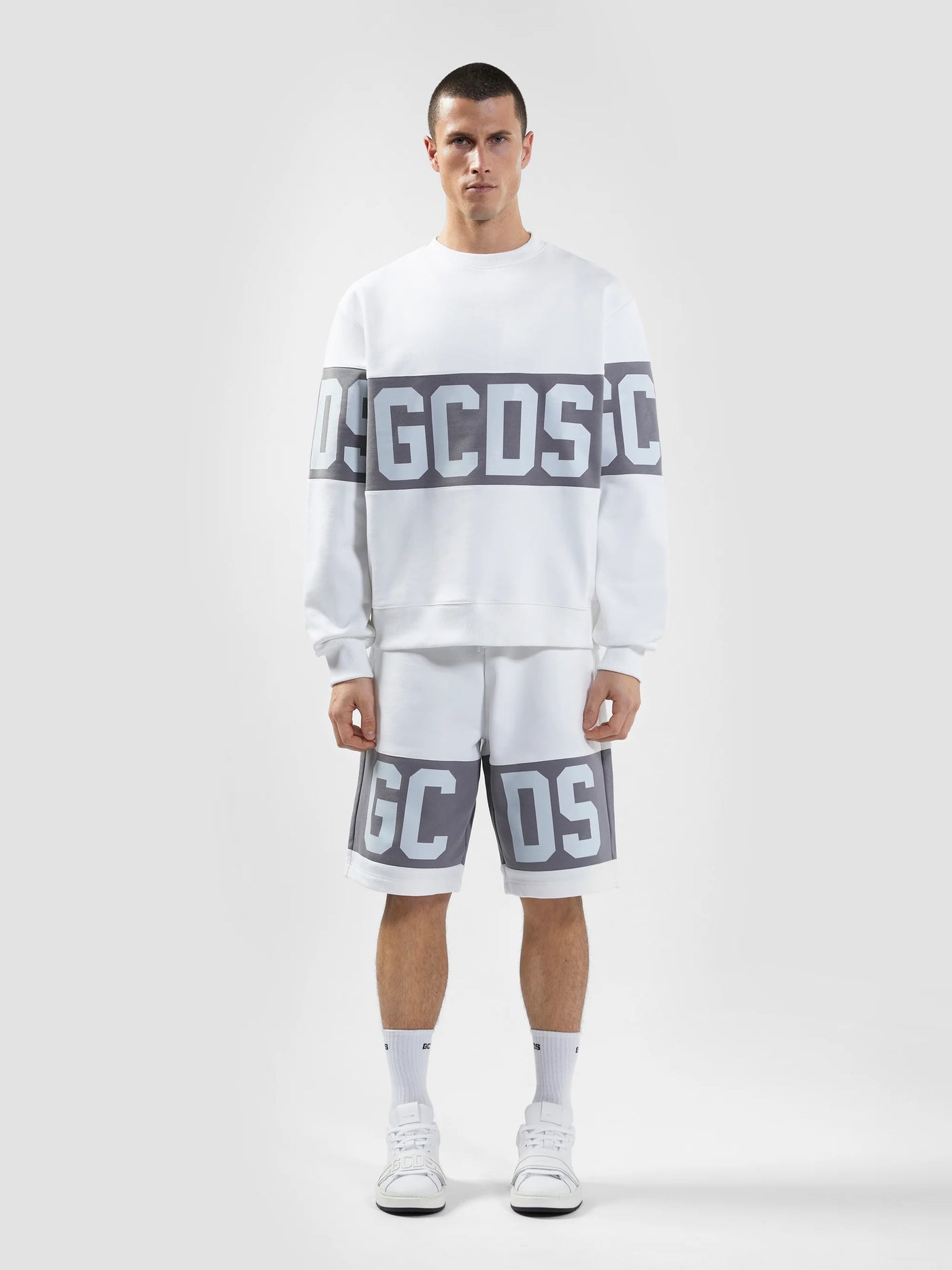 Pantaloncino band logo GCDS