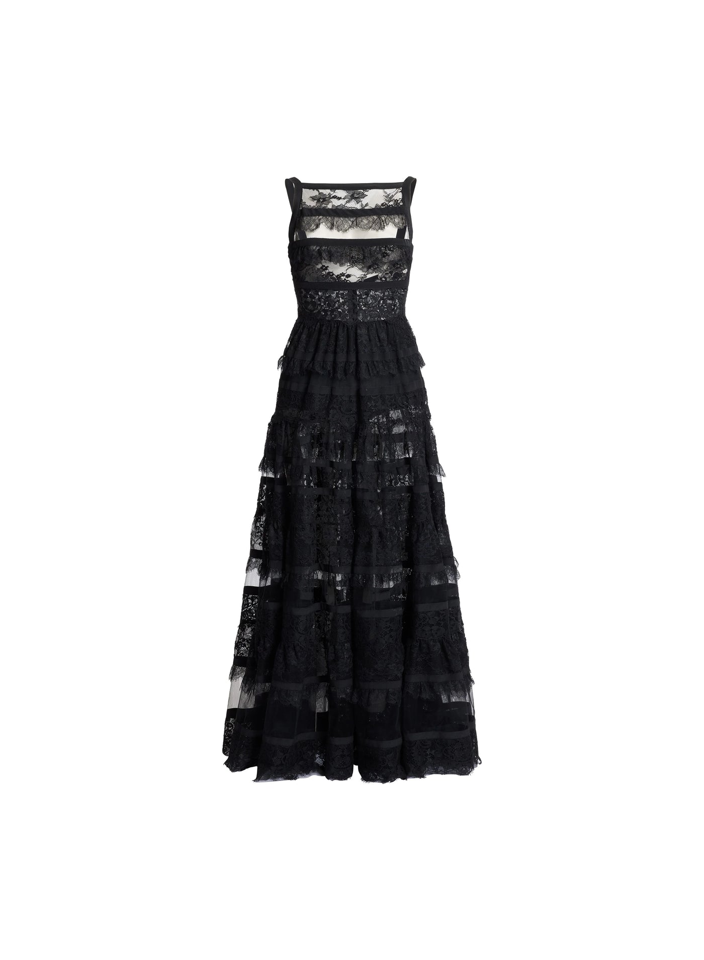 Abito lungo in pizzo Elie saab
