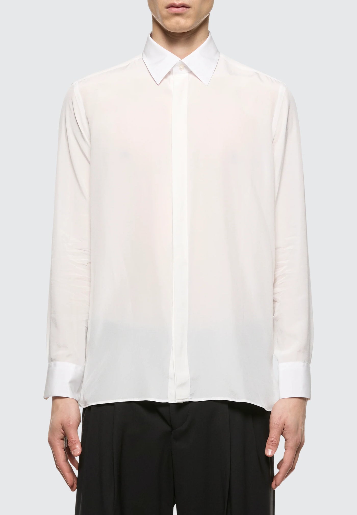 Camicia in seta laneus